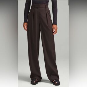 lululemon athletica Dark Brown Wide-Leg Trousers
